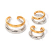 Wholesale Stainless Steel Drop Shape Electroplated Women's Ear Jewelry