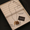 Wholesale Stainless Steel Drop Shape Metal Pull Long Necklace For Stacking