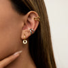Wholesale Stainless Steel Ear Clip Earrings For Women With Geometric Style And Electroplating Treatment
