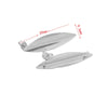 Wholesale Stainless Steel Earring Accessories Asymmetrical Exaggerated Plaid Geometric Electroplated