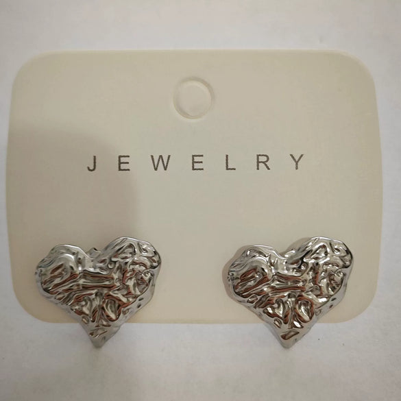 Wholesale Stainless Steel Earrings For Women With Leaf And Geometric Patterns Electroplated Design