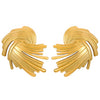 Wholesale Stainless Steel Earrings For Women With Leaf And Geometric Patterns Electroplated Design