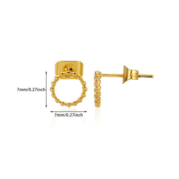 Wholesale Stainless Steel Earrings Goldplated With Heart Moon Starfish Shapes For Women