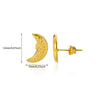 Wholesale Stainless Steel Earrings Goldplated With Heart Moon Starfish Shapes For Women