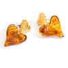 Wholesale Stainless Steel Earrings Retro Style Geometric Heart U Shaped Electroplated For Women