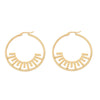 Wholesale Stainless Steel Earrings With Heart Shape And Butterfly Design Electroplated Exaggerated And Personalized For Women