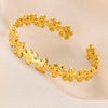 Wholesale Stainless Steel Electroplated Adjustable Open Bracelet For Women Exaggerated Highend And Personality Style
