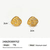 Wholesale Stainless Steel Electroplated Animal And Zodiac Pattern Earrings For Women