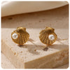 Wholesale Stainless Steel Electroplated Animal And Zodiac Pattern Earrings For Women