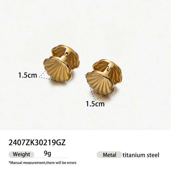 Wholesale Stainless Steel Electroplated Animal And Zodiac Pattern Earrings For Women