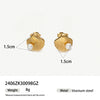 Wholesale Stainless Steel Electroplated Animal And Zodiac Pattern Earrings For Women