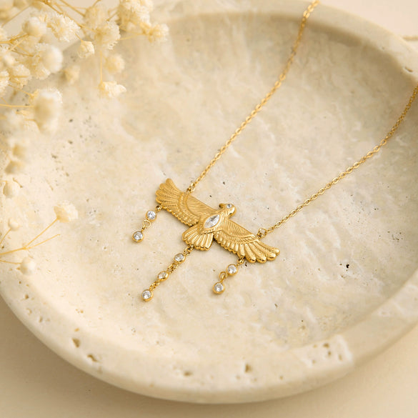 Wholesale Stainless Steel Electroplated Animal Zodiac Pendant Necklace For Women