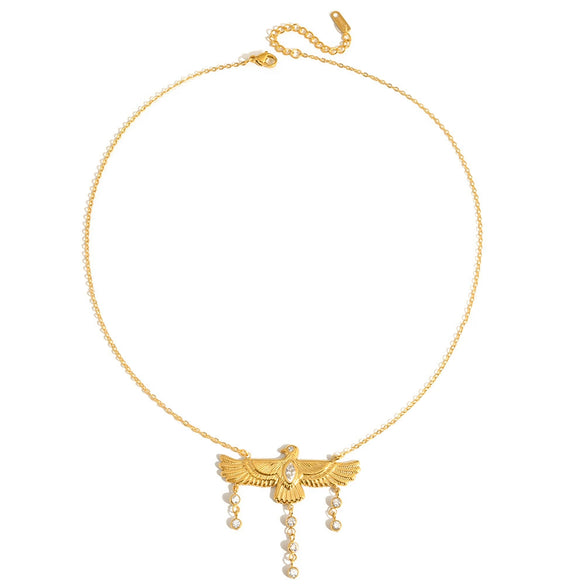 Wholesale Stainless Steel Electroplated Animal Zodiac Pendant Necklace For Women