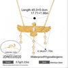 Wholesale Stainless Steel Electroplated Animal Zodiac Pendant Necklace For Women