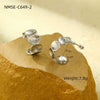 Wholesale Stainless Steel Electroplated Cshaped Earrings Retro Style For Women
