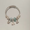 Wholesale Stainless Steel Electroplated Elephant Pendant Panstyle Beaded Bracelet
