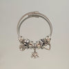 Wholesale Stainless Steel Electroplated Elephant Pendant Panstyle Beaded Bracelet