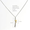 Wholesale Stainless Steel Electroplated Geometric Cartoon Character Motherdaughter Hugging Design Necklace For Adults Children And Elders