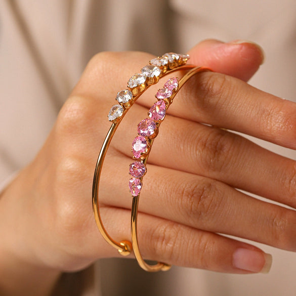 Wholesale Stainless Steel Electroplated Geometric Ins Style Bracelet Jewelry Accessories