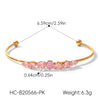 Wholesale Stainless Steel Electroplated Geometric Ins Style Bracelet Jewelry Accessories