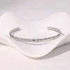 Wholesale Stainless Steel Electroplated Geometric Simple Bracelet