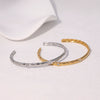 Wholesale Stainless Steel Electroplated Geometric Simple Bracelet