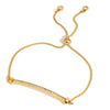 Wholesale Stainless Steel Electroplated Geometric Smiley Face Pullout Bracelet For Women