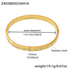 Wholesale 316L Stainless Steel Electroplated Geometric Zircon Buckle Bracelet For Men And Women