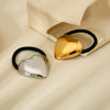 Wholesale Stainless Steel Electroplated Hair Ring And Love Bow Horsetail Hair Rope For Women