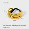 Wholesale Stainless Steel Electroplated Hair Ring And Love Bow Horsetail Hair Rope For Women