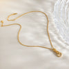 Wholesale Stainless Steel Electroplated Handshaped Pendant Necklace For Women