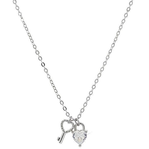 Wholesale Stainless Steel Electroplated Heart And Drop Bell Pattern Jewelry Set Including Necklace And Earrings For Women