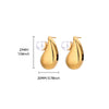 Wholesale Stainless Steel Electroplated Heartshaped Light Luxury Earrings For Women