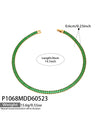 Wholesale Stainless Steel Electroplated Inlaid With Colored Zircon Bracelets And Necklaces For Women