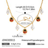 Wholesale Stainless Steel Electroplated Insect Shape Pendant Necklace For Women