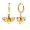 Wholesale Stainless Steel Electroplated Insectshaped Geometric Earrings For Women