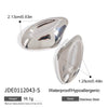 Wholesale Stainless Steel Electroplated Irregular Water Drop Shape Women's Earrings With Quiet Design Sense