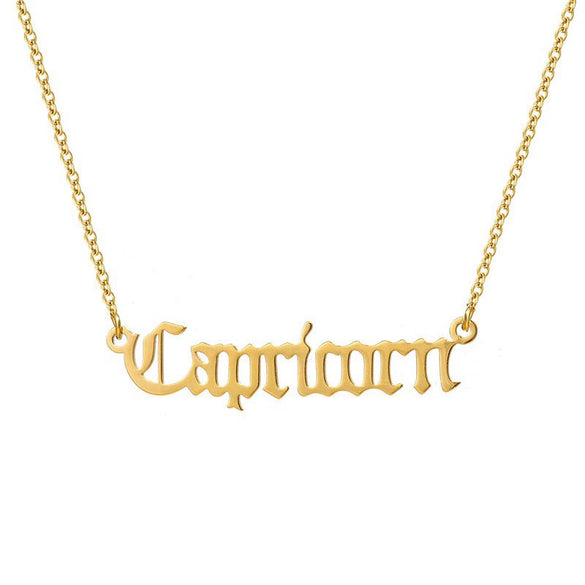 Wholesale Stainless Steel Electroplated 18K Gold Constellation Cross Chain Necklace Fashion Simple Versatile Unisex