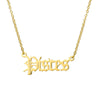 Wholesale Stainless Steel Electroplated 18K Gold Constellation Cross Chain Necklace Fashion Simple Versatile Unisex