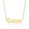 Wholesale Stainless Steel Electroplated 18K Gold Constellation Cross Chain Necklace Fashion Simple Versatile Unisex