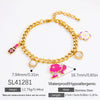 Wholesale Stainless Steel Electroplated 18K Real Gold Fruitshaped Diy Bracelet And Pendant Hand Jewelry For Women