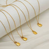 Wholesale Stainless Steel Electroplated Letter And Number Necklace For All Genders In Fashion Style