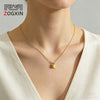 Wholesale Stainless Steel Electroplated Letter And Number Necklace For All Genders In Fashion Style