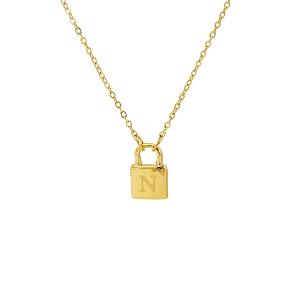 Wholesale Stainless Steel Electroplated Letter And Number Necklace For All Genders In Fashion Style