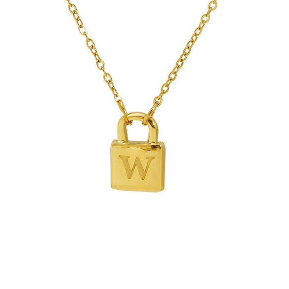 Wholesale Stainless Steel Electroplated Letter And Number Necklace For All Genders In Fashion Style