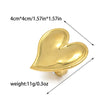 Wholesale Stainless Steel Electroplated Love Opening Heart Shape Ring Jewelry