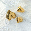 Wholesale Stainless Steel Electroplated Love Opening Heart Shape Ring Jewelry