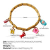 Wholesale 316L Stainless Steel Electroplated Multielement Cartoon Oil Drop Pendant Bracelet Jewelry For Women