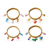 Wholesale 316L Stainless Steel Electroplated Multielement Cartoon Oil Drop Pendant Bracelet Jewelry For Women
