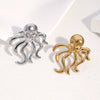 Wholesale Stainless Steel Electroplated Octopus Open Ring Bracelet For Women